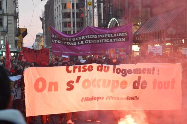 Manifestation pour le droit au logement