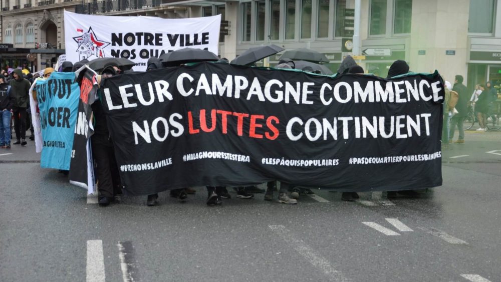 Manifestation pour le droit à la ville